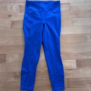 Lululemon Athletica Electric Blue Leggings